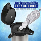 85 oz (2.5L) Airpot Coffee Carafe with Pump, Insulated Stainless Steel Coffee Dispenser, Coffee Carafes for Keeping Hot/Cold, Hot Beverage Dispenser for Party - Image 4