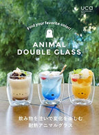CB Japan UCA Dog Heat-resistant Glass, 9.1 fl oz (270 ml), Sweat Resistant, 2 Layer Structure, Microwave Safe, Dishwasher Safe, Heat Resistant Animal Glasses - Image 2