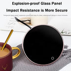 Electric Cup Warmer Temperature Control Smart Coaster with 2 Heating Modes, Coffee Mug Warmer with Auto-Off Timer, Enlarged Waterproof Beverage Heating Plate, Warm Gift for Your Love,Gold - Image 4