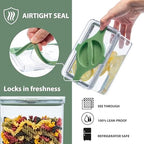 4-Pack Small Pantry Containers with Twist-Lock Lids 0.8 QT Black - Image 4