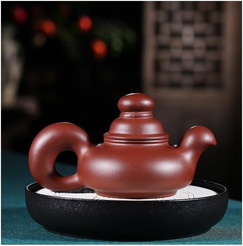 Tea Pots For Loose Tea Handmade Teapot Kung Fu Pot Creative Tea Set Traditional Retro Purple Clay Pot Home Tea Room Teapot Tea Infuser Pot by Unknown