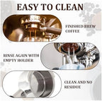 Gevi 51mm Bottomless Portafilter - 3 Ears Cafe Barista Fits Yabano, Includes Portafilter Filter Basket - Image 5