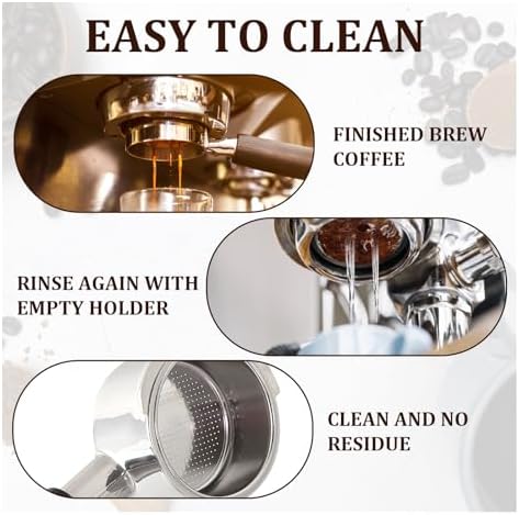 DFD 51mm Bottomless Portafilter Compatible with Gevi Espresso Machine, 51mm Portafilter 3 Ears with Prongs Thickness 4mm Fits for Yabano Included Portafilter Filter Basket Espresso Accessories, slive - Image 7