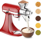 InnoMoon Metal Grain Mill Attachment for KitchenAid Stand Mixer by InnoMoon