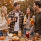 Fall Glass Cups with Lids and Straws, 6 Pack, 16oz, Hello Pumpkin - Image 7