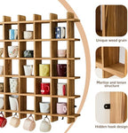 Mug Shelf for Wall, 41.3 x 35.2 Inch Coffee Mug Display Shelf - Image 4