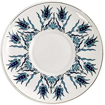 KARACA Iznik XL Turkish Coffee & Espresso Cups 12 Piece Set for 6 100ml - Image 7