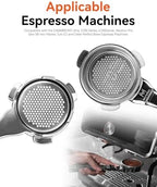 58mm Espresso Bottomless Portafilter 3 Ear, 20g Double-layer Basket - Image 4