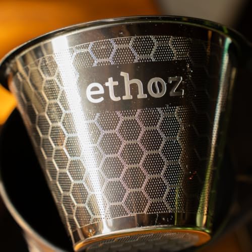 Ethoz Pour Over Set | Stainless Steel Pour Over & Borosilicate Glass Carafe - Image 7