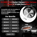 IKAPE 53.3MM V6 Imapct Espresso Tamper & Distributor & WDT Tool - Image 2