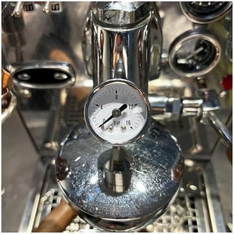 E61 Automatic Coffee Pressure Gauge, Brewing Head Pressure Gauge Modification, with Thermometer, for All Standard 58mm Brewing Head Coffee Machines - Image 6