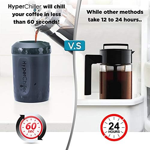 HyperChiller HC2BG# Patented Iced Beverage Cooler, 12.5 Oz, Cobalt - Image 4