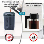 HyperChiller HC2BG# Patented Iced Beverage Cooler, 12.5 Oz, Cobalt - Image 4