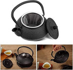 Tea Kettle Whistling Pots Home Stovetop Teapot 800ML Cast Iron with Removable Infuser - Image 3