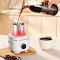 Coffee Warmer with Mood Light,Tea Warmer with Thermal Cover, 2-in-1 Coffee Mug Warmer for Desk(Cooling&Heating),Electric Coffee Mug Warmer for Coffee Tea Juice Yogurt -White by NewWinterWarmth