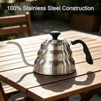 Gooseneck Kettle 1000ml for Pour Over Coffee Stovetop – Stainless Steel Coffee Pot with Precision Spout, 304 Food-Grade BPA-Free, Heat-Resistant Handle, for Gas Electric Ceramic Stove - Image 4