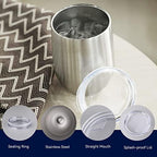 DOMICARE Stainless Steel Wine Tumbler Bulk with Lid, Personalized Insulated Tumblers Set, 12oz Travel Coffee Cups Pack of 12, Stainless steel - Image 3