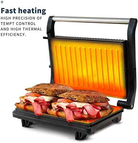 Aigostar 2 Slice Panini Press and 1.7L Electric Stainless Steel Kettle Bundle - Image 5