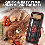 Smart Bluetooth Wireless Meat Thermometer Digital for Grill, Smoker, BBQ - Image 3