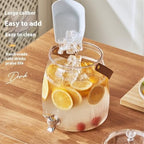Water Pitcher 3/5/9L Water Pitcher Large Capacity Kettle Multifunctional with Lid Teapot Water Bucket Kitchen Cold Storage Container Jug Water Jug(Small) - Image 3