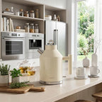 ASCOT Electric Kettle, 1.5L Stainless Steel Interior, 1500W, Cream - Image 7