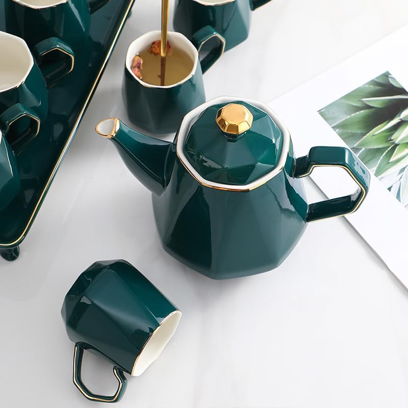 Water Pitcher Nordic Simple Ceramic Cold Kettle Household Water Cup with Afternoon Tea Cup Set Water Jug - Image 4