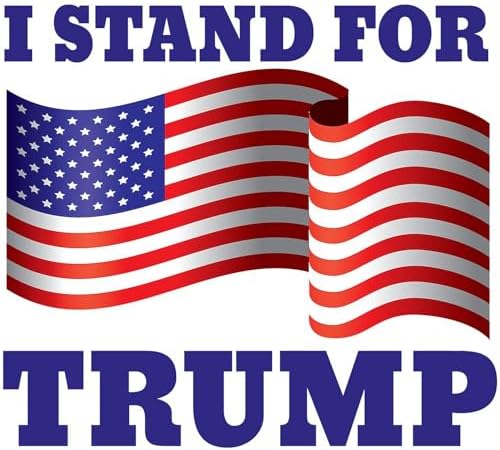CafePress I Stand For Trump Tumbled Stone - Set of 4 Coasters Set of 4 w/holder - Image 2