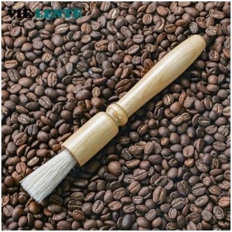 Coffee Machine Brush with Wood Handle, Natural Bristles 19cm - Image 3
