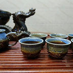 Chinese Gongfu Tea Set Gift Box, Chinese Dragon Shape, Pure Hand Firing, with 360Rotating Teapot and Infuser, Suitable for Office, Home, Gift (Dragon Feast) - Image 6