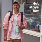Hydro Flask Travel Coffee Cup – Insulated Stainless Steel, Non-Spill, Leak Proof To-Go Tumbler 20 Oz Shale Gray - Image 5