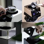 58mm Automatic Coffee Filter Holder Cleaner with 3 Types of Heads, Professional Coffee Grounds Cleaning Machine for Home and Commercial Use 220V - Image 5