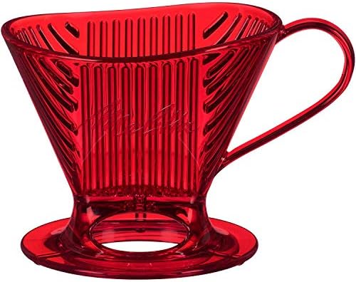 Melitta Signature Series 1 Cup Pour-Over Coffee Brewer, Tritan Red by Unknown