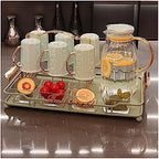 Water Pitcher Cold Kettle Glass high Temperature Resistant Cold Kettle Large Capacity Home Living Room Cold Water Cup Set Water Jug - Image 2