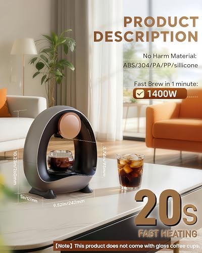 Single Serve Coffee Maker for K Cup Ground Coffee and Tea Leaves - Image 2
