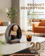 Single Serve Coffee Maker for K Cup Ground Coffee and Tea Leaves - Image 2