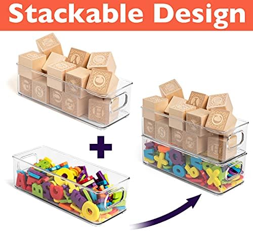 ClearSpace Plastic Pantry Organization and Food Storage Bin – Great Kitchen Organization and Kitchen Storage – Fridge Organizer Bins– 16 Pack - Image 4