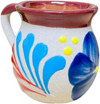 Set of 4 Small Engobe Mug - Small Clay Mug - Authentic Mexican Mugs - Jarito Mexicano - Guelaguetza Designs - Image 2