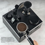 Luocute Tamping Station, Coffee Tamper Mat with Drawer for Coffee Accessories Organizer, ABS Silicone Barista Tool Holder for Countertop - Image 6