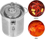 Spice Seasoning Strainer, Stainless Steel Seasoning Bag Tea Infuser Multipurpose Spice Filter Seasoning Strainer for Gravy Soup Taste Spice (0.7L) - Image 4
