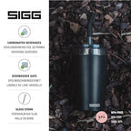 SIGG - Insulated Mug - Travel Mug Helia - With Durable Glass Straw & Cleaning Brush - Leakproof - BPA Free - 18/8 Stainless Steel - 15oz/20oz - Image 4