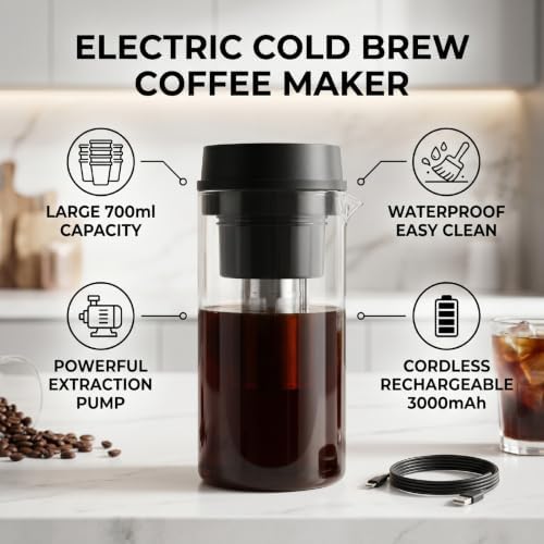 Cold Brew Coffee Maker for Home Camping, 700ml - Image 3