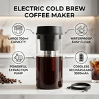 Cold Brew Coffee Maker for Home Camping, 700ml - Image 3