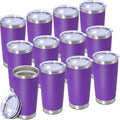 20oz Tumbler Insulated Tumblers Vacuum Coffee Mug with Lid Purple 12Pack by Unknown