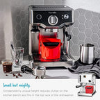 Dreamfarm Grindenstèin Sturdy, Compact, Modern Space-Saving Espresso Coffee Grind Knock Box - Silver - Image 4
