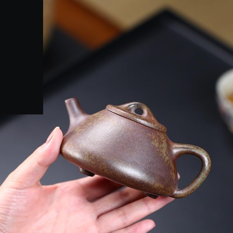 Tea Pots For Loose Tea Hand-carved Purple Clay Pot Office Teapot Conference Room Teapot Home Kung Fu Tea Set Tea Infuser Pot - Image 5