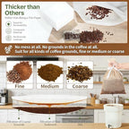 50 Pcs 20x20 Drawstring Cold Brew Coffee Filter Bags, Commercial - Image 5