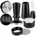 5PCS 51mm Espresso Accessories Kit: Espresso Tamper, WDT Tool, Coffee Distributor, Puck Screen and Dosing Funnel, Fits 51mm Machines and Portafilters by Unknown