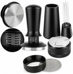 5PCS 51mm Espresso Accessories Kit: Espresso Tamper, WDT Tool, Coffee Distributor, Puck Screen and Dosing Funnel, Fits 51mm Machines and Portafilters by Unknown