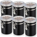 6 Pcs 32 Oz/ 950ml Stainless Steel Canisters for Kitchen by Acellegic