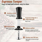 22 PCS Espresso Accessories Kit，53mm Coffee Tamper Set ，Barista Kit - with Frothing Pitcher WDT Tool Stirrer Tamper Mat Coffee Stencils Latte Art Pen - Image 4